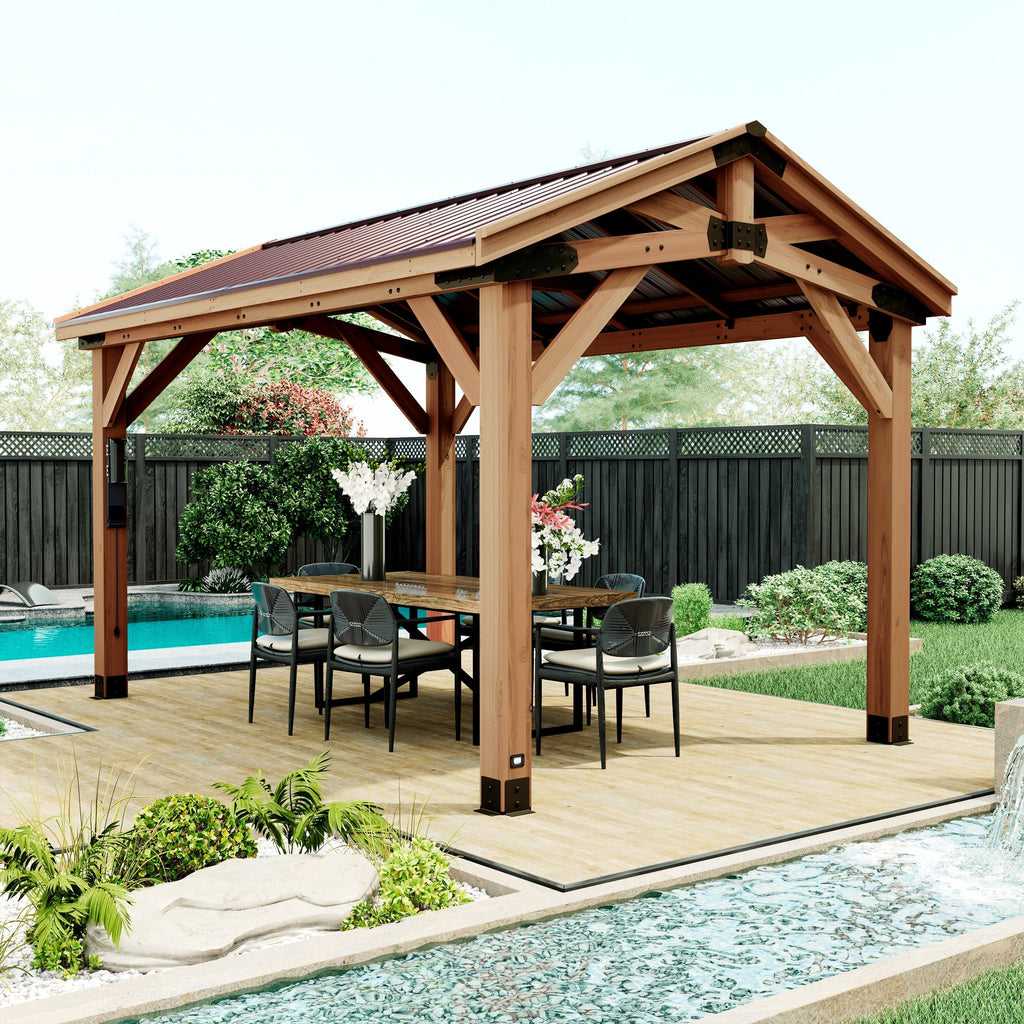 4.4m x 3.1m (14ft x 10ft) Norwood Gazebo