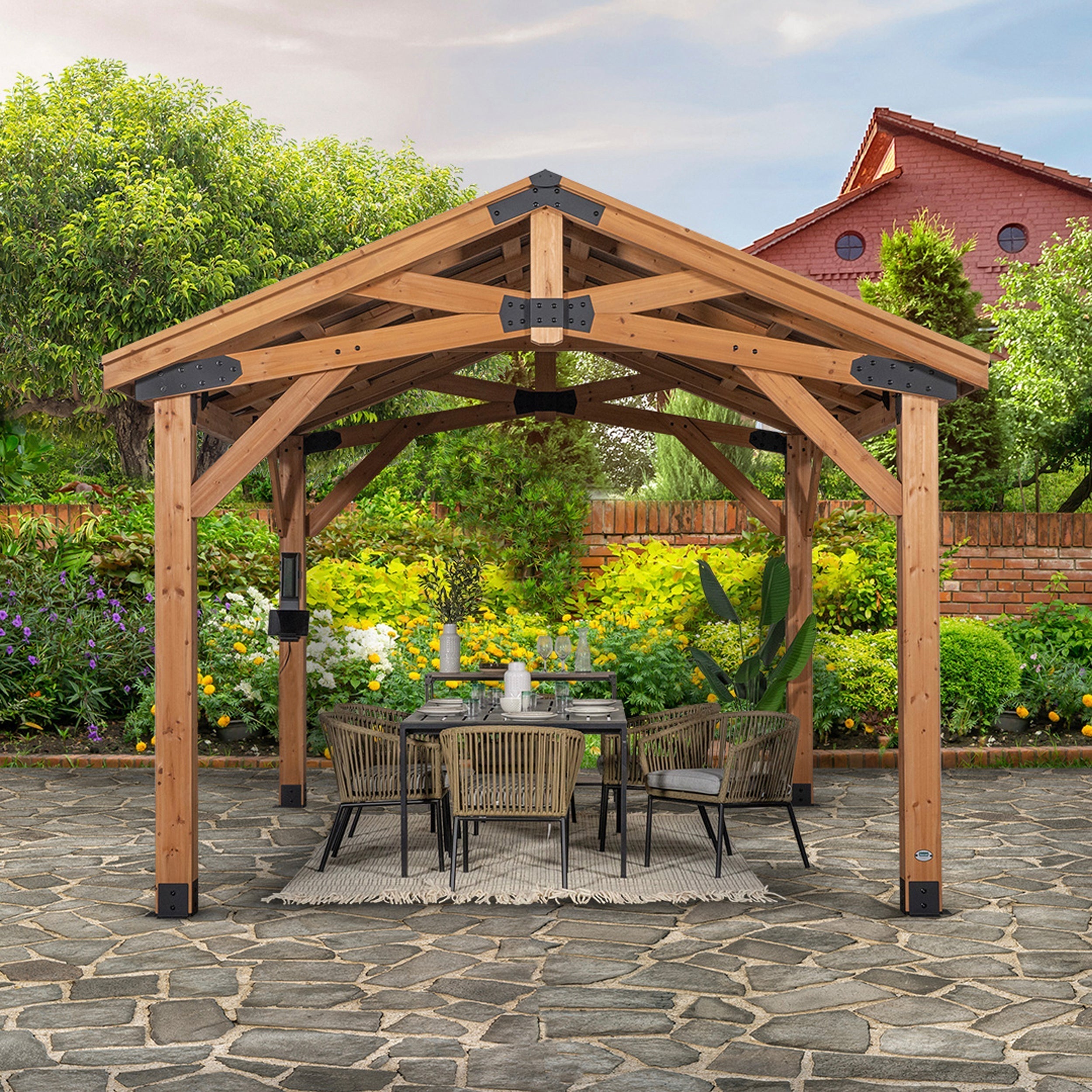 4.4m x 3.1m (14ft x 10ft) Norwood Gazebo