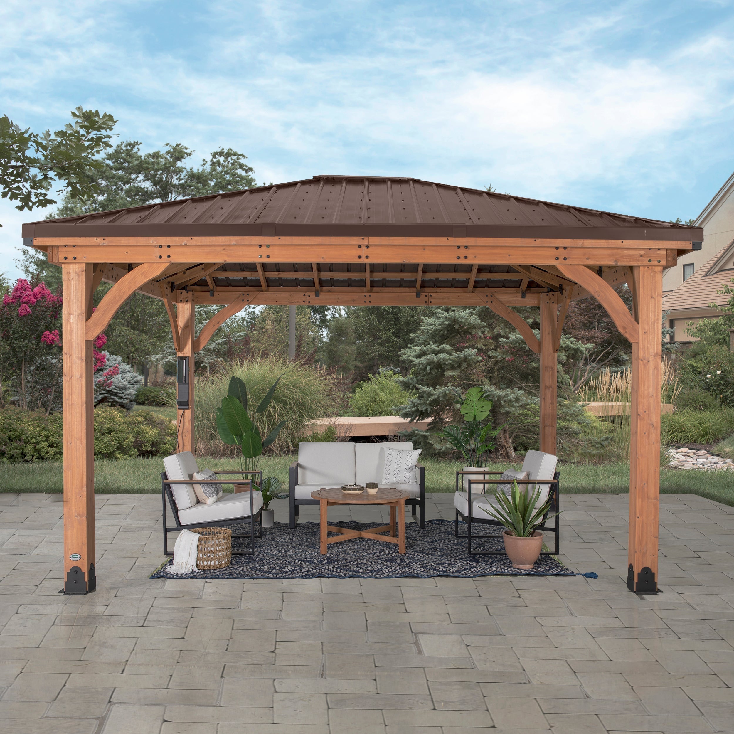 4.3m x 3.1m (14ft x 10ft) Barrington Gazebo