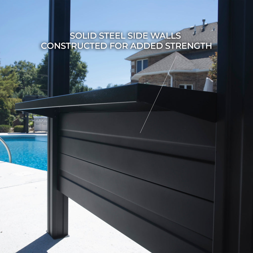 3.9m x 2.0m (13ft x 6ft) Rockport XL Grill/BBQ Gazebo