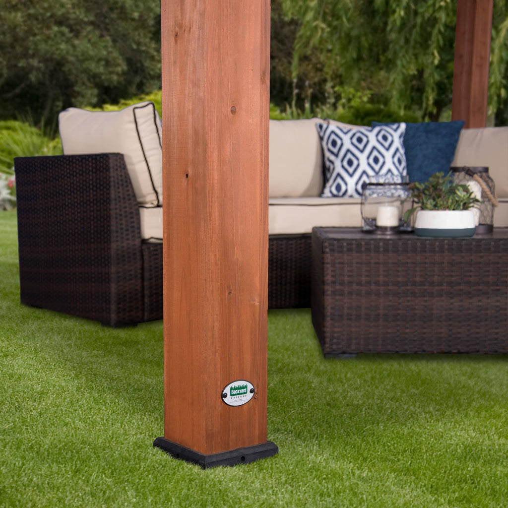 3.7m x 3.1m (12ft x 10ft) Wood Pergola