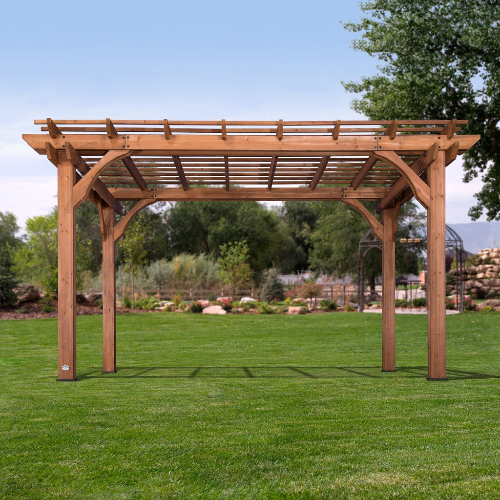 4.3m x 3.1m (14ft x 10ft) Wood Pergola