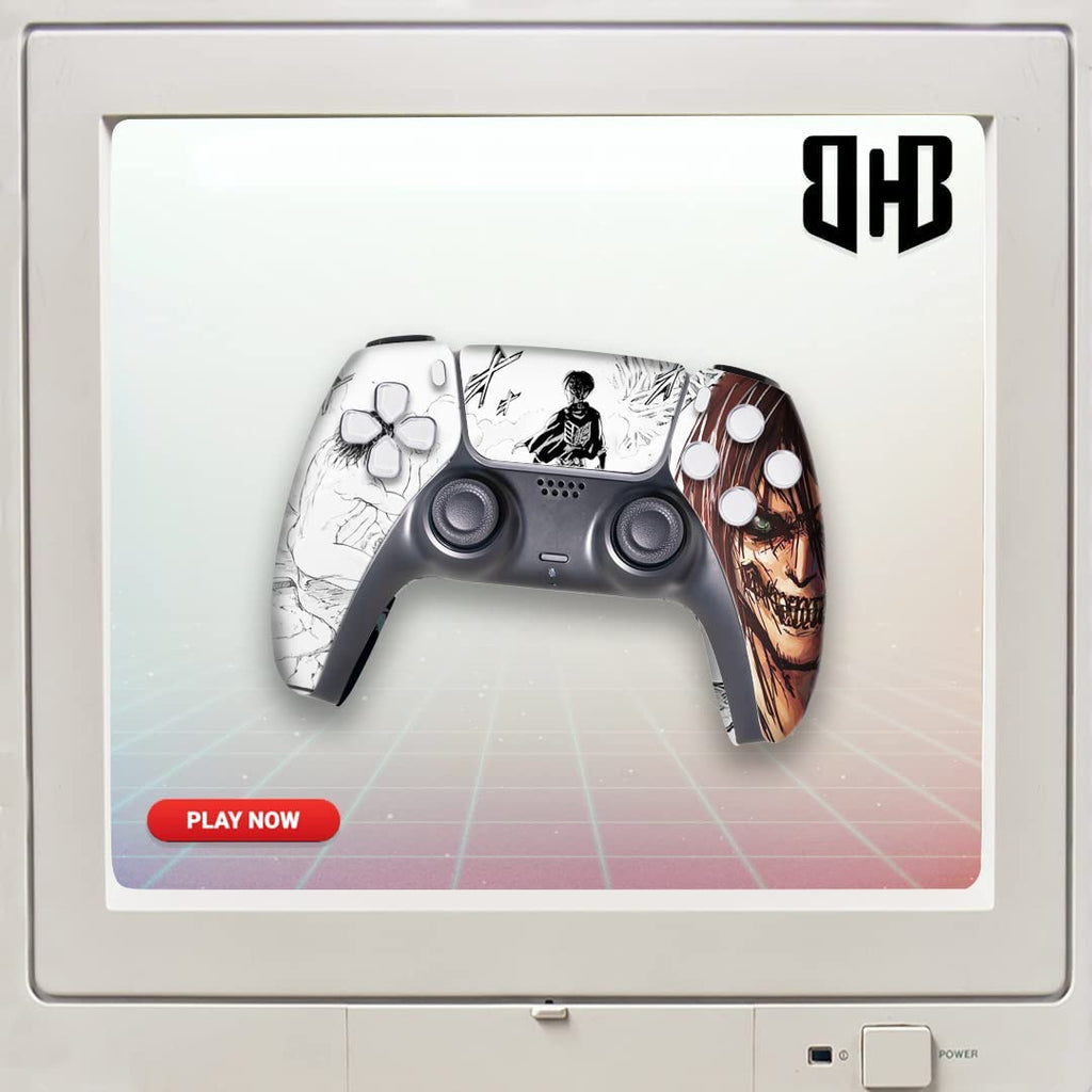Attackk on Tittan Custom PS-5 Controller Wireless compatible with Play-Station 5 Console