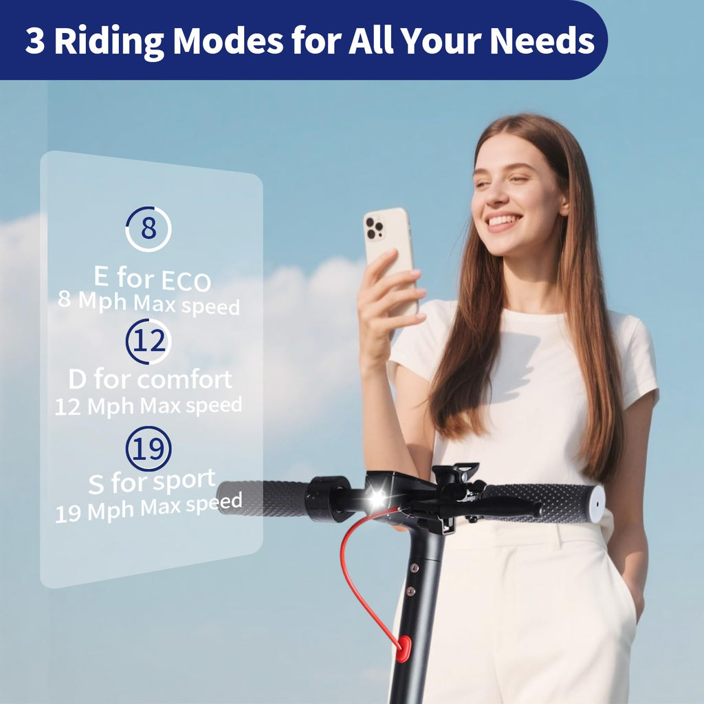 8.5" Electric Scooters for Adults, Electric Scooter with a Range of 20-30 km