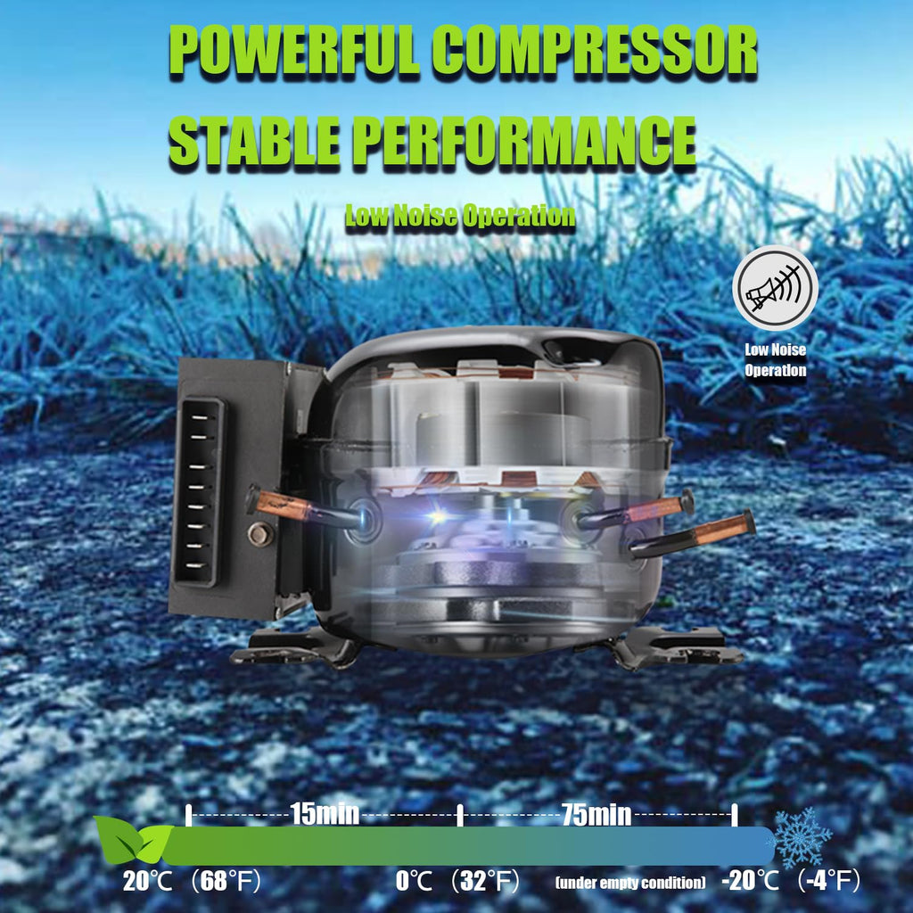 Alpicool T50 50L Compressor Car Refrigerator, Portable Camping Fridge DC 12v Freezer for TruckCampervanRVBoat