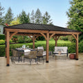 6.1m x 3.7m (20ft x 12ft) Barrington Gazebo/Carport
