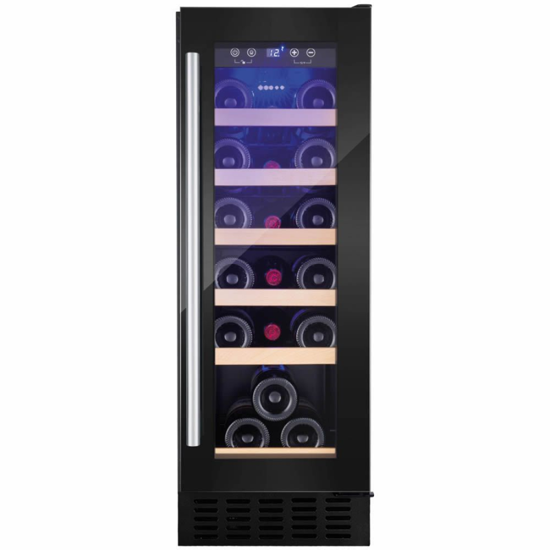 Amica AWC300BL Black Wine Cooler