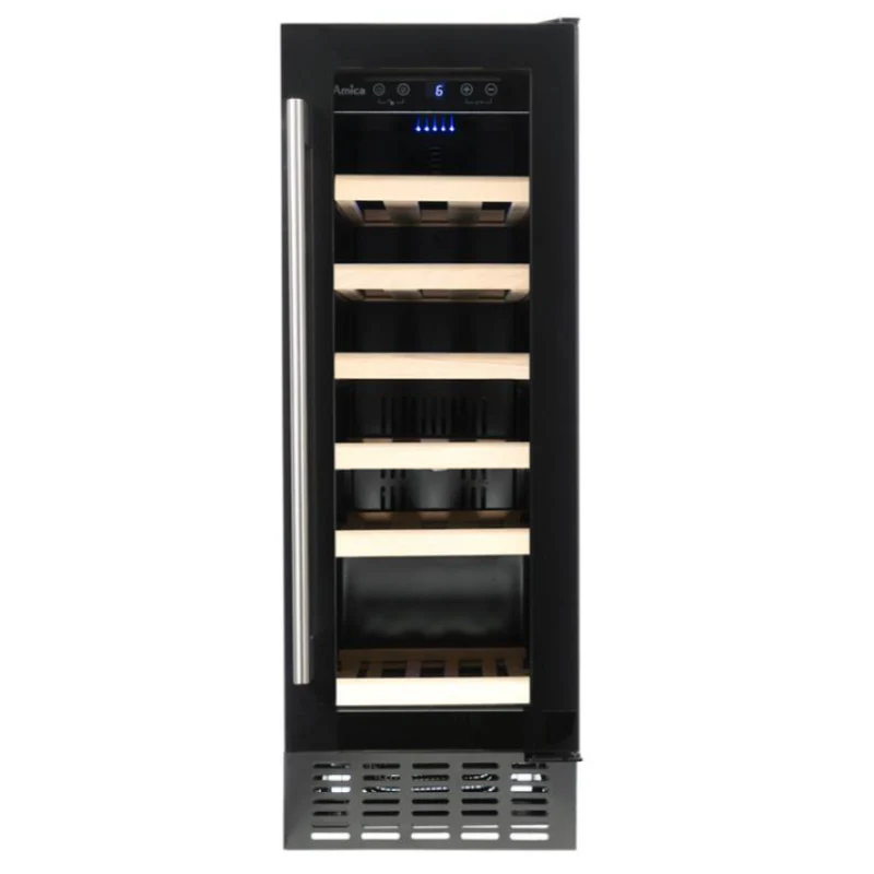 Amica AWC300BL Black Wine Cooler