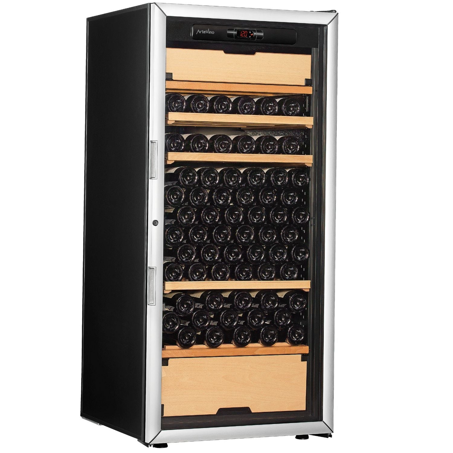 ArteVino OXM3T151NVSD Silver Wine Cabinet