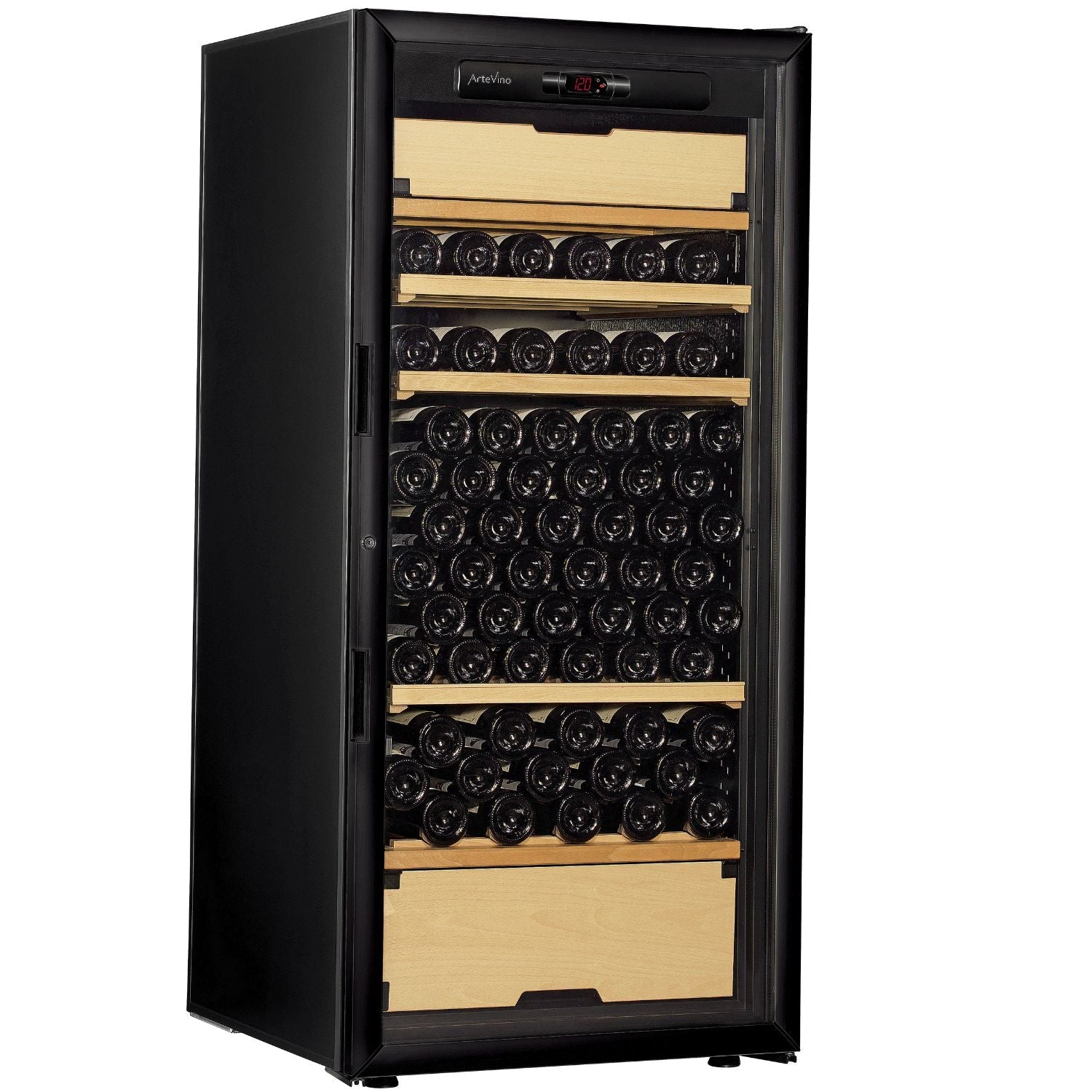 ArteVino OXM3T151NVND Black Wine Cabinet