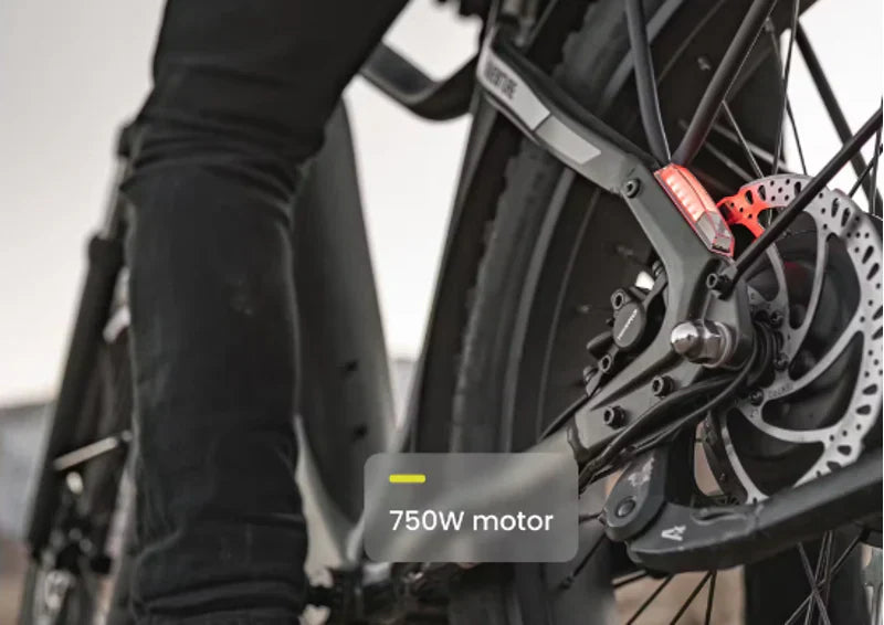 Aventon Aventure.2 Step-Through Fat Tire E-bike in Cobalt Blue