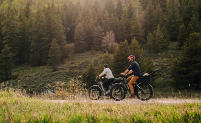 Aventon Aventure.2 Step-Through Fat Tire E-bike in Cobalt Blue