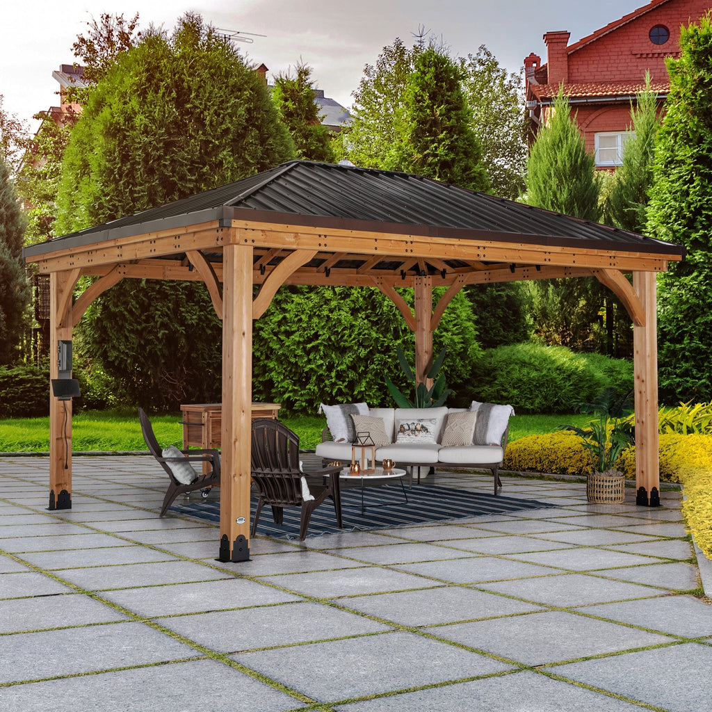 4.9m x 3.7m (16ft x 12ft) Barrington Gazebo
