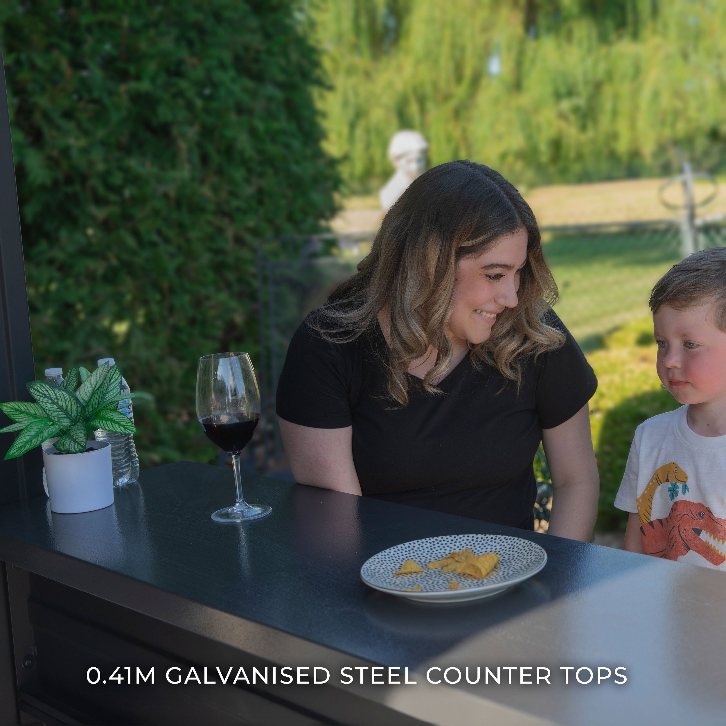 3.9m x 2.0m (13ft x 6ft) Rockport XL Grill/BBQ Gazebo